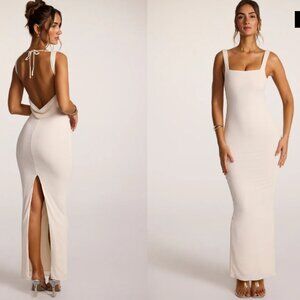 Oh Polly | Dresses | Oh Polly Plisse Ruffle Trim Maxi Dress In Ivory | Poshmark Oh Polly | Dresses | Oh Polly Plisse Ruffle Trim Maxi Dress In Ivory | Poshmark
